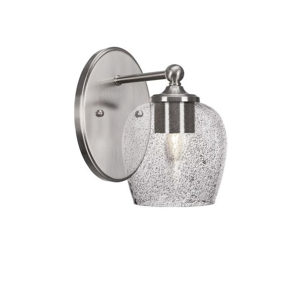 Capri 1 Light Wall Sconce in Brushed Nickel (5911-BN-4812)