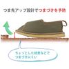 Bamboo Tiger Fall Prevention Shoes with Toes, Gush, Medium Size
