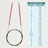 KnitPro Dreamz Fixed Circular Needles 40" (100cm) | US Size 6 (4mm)