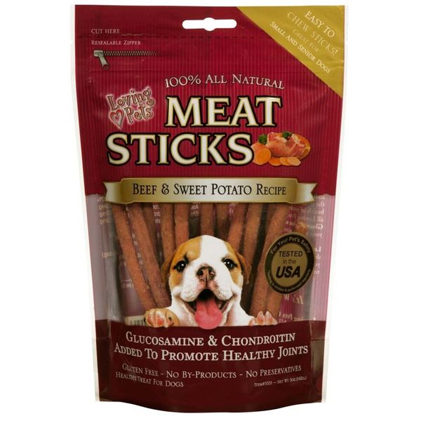 Loving Pets Meat Sticks Dog Treats Beef & Sweet Potato 1ea/5 oz