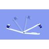SP Ableware Roll Easy Lotion Applicator with Pivoting Handle and 2 Interchangeable Massage Rollers (741330050)
