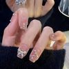 Turkalla Nail Tips, For Hands, Pack of 24, 12 Different Sizes, 3D Feel, Easy to Apply, Reusable, False Nails, Gel Nails, Nail Stickers, Hands, Nail Art, Nail Parts, Stylish, Popular Design, Beginners, Coming-of-Age Ceremonies, Weddings, Receptions