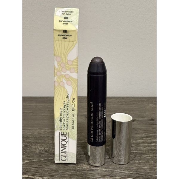 Clinique Chubby Stick Shadow Tint For Eyes 08 CURVACEOUS COAL - 0.10 Oz. / 3 g