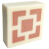 Flower Block Double Corner White and Black