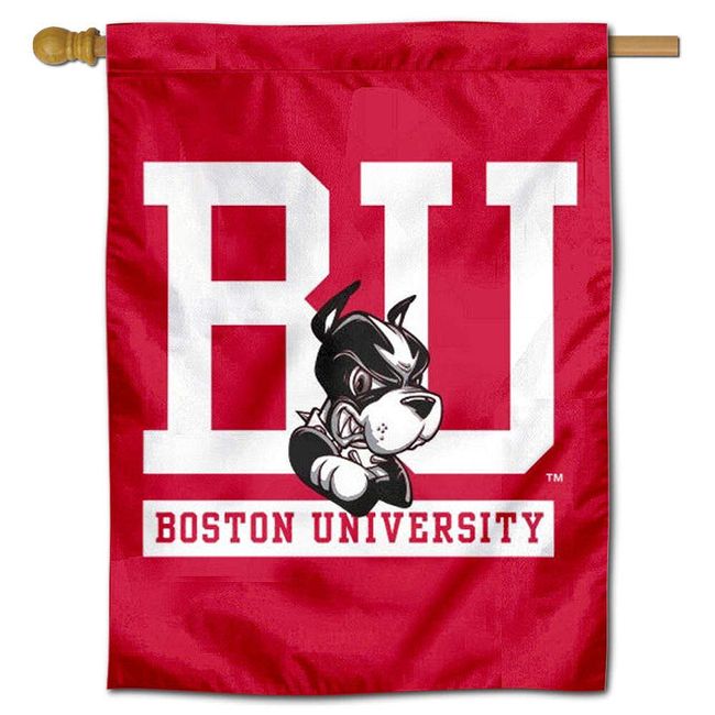 Boston Terriers Double Sided House Flag