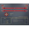 CableLeader 1ft Red Cat6a 500 MHz UTP Snagless Ethernet Network Patch Cable