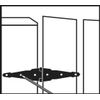 Decorative 16inch Heavy Duty Gate Hinge Black Outdoor
