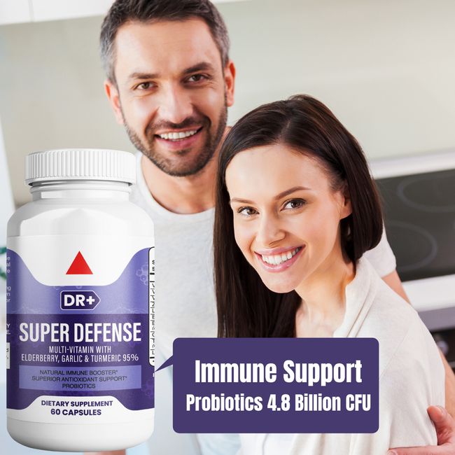 Emergency Immune Support, Elderberry, Zinc, Vitamin C & Probiotics - Max Potency