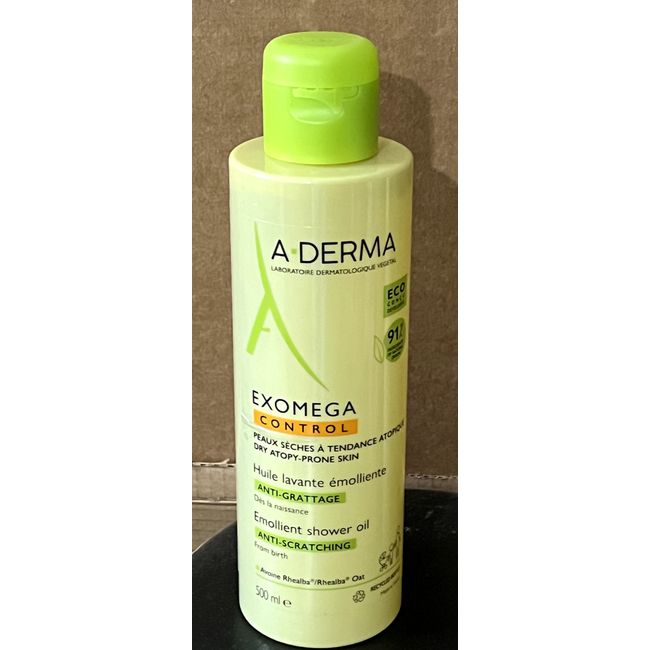 A-Derma Exomega Control Emollient Shower Oil Anti-Scratching 500ml Exp 01/2026