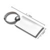 AU-TOMOTIVE GOLD Rectangular Wave Key Fob for Ram (Red)