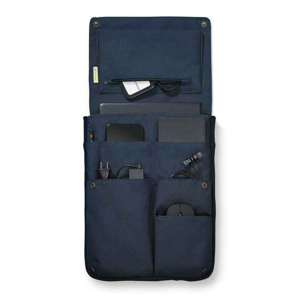 Kokuyo Kaha-BRB135DB Bag-In Bag, Computer Bag, 13.3 inch, 14.0 inch, Clutch Bag, A4, Vertical Type, Business, Smoky Navy, Smoky Navy