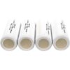 4x HQRP Rechargeable Batteries Button Top without Protected PCB IFR-18500 3.2v