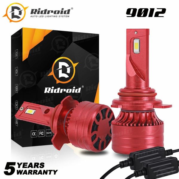HIR2 9012 LED Headlight High Low Beam Bulbs Conversion Kit Canbus CSP 6000K