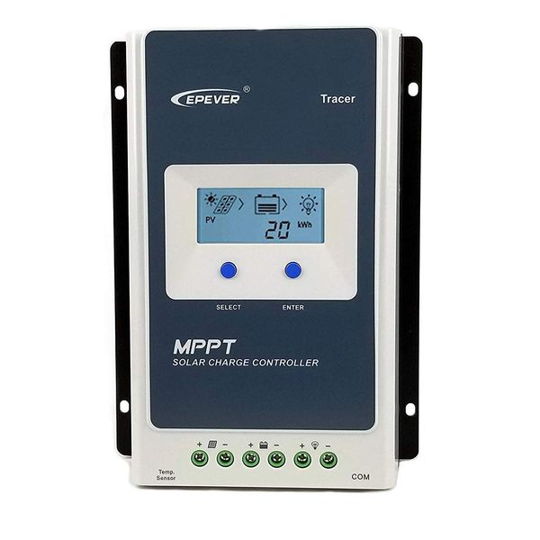 Tracer Series MPPT Solar Charge Controller Ultra Fast Power Point Tracking (10A)