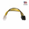 4Pin to 8Pin Convert Extension Cable Converter Adapter Cable For Power Supply