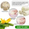 6 Pcs Natural Loofah, Exfoliating Luffa Natural Loofah Sponge Body Scrubber For Bathing And Back Caring Spa, 4 Inch Length Organic Loofah Loofahs Sponges For Shower Scrubbing And Kitchen Cleaning