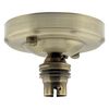 Straight Batten Lamp Holder BC|B22 in Antique Brass Finish