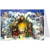 Postkarten Adventskalender/Weihnachtskalender mit Bildern "Jesus ist geboren"