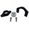 Wireless Push Button LED Roll Bar Light Mount (Anodized Black, 1.625" Roll Bar)