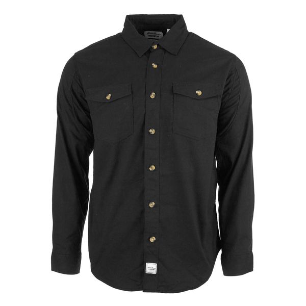 Eddie Bauer Men's License to Will Long Sleeve Shirt - Black / M