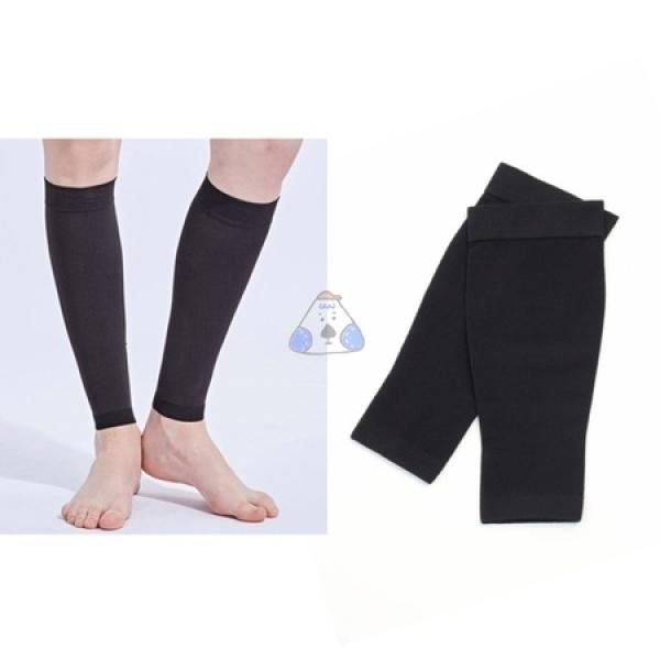 Pizold Calf Compression Band L Black Leg Compression Band Calf Compression Stockings_MC