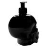 Gothic BLACK SKULL HEAD LIQUID SOAP DISPENSER Plastic Reusable Scented Halloween