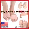 2PCS Bunion Toe Corrector Silicone Orthotics Straightener Separator Forefoot Pad
