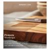 Barbary & Oak Rectangle Chopping Board Chevron Acacia