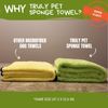 (2 Pack) Truly Pet Quick-drying Soft  Water-absorbent Bath Towel Medium Sz
