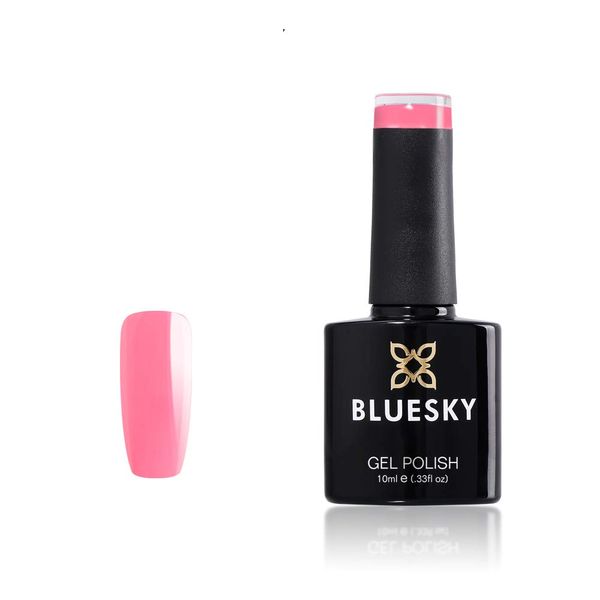 Bluesky Gel Nail Polish, Light Pink Dc036, Long Lasting, Chip Resistant, 10 ml (Requires Drying Under UV LED Lamp)