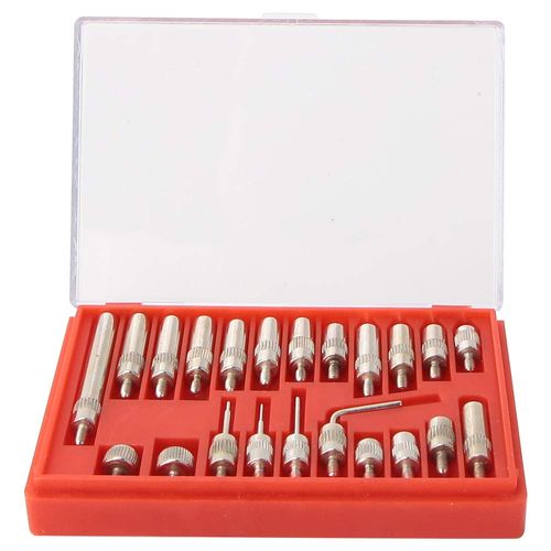 22pcs Stainless Steel Test Indicator Probe 0.01mm Precision Digital Indicator Extension Stem Rod Set