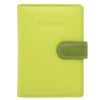 VISCONTI Rainbow Collection Leather SUMBA Passport Holder RFID Blocking RB75 Lime Multi