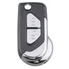 Replacement Key Shell Compatible with CITROEN DS3 C3 2 Button VA2 Blade Keyless Entry Remote Flip Key Case Fob PG321