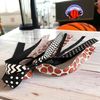 Electric Blue Ponytail Soccer Streamer Hair Bow