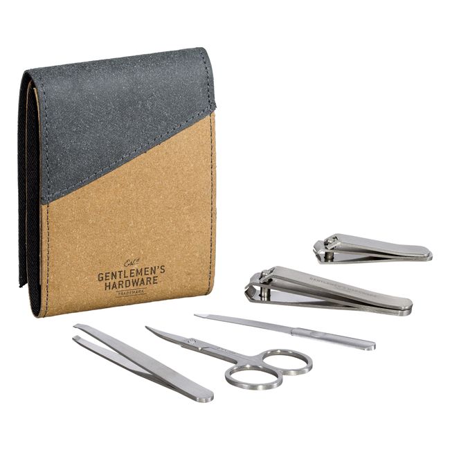 GENTLEMEN'S HARDWARE 748060 Manicure Set, Recycled Leather