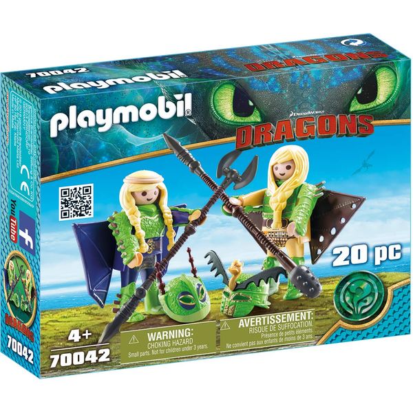 Playmobil How to Train Your Dragon III Ruffnut & Tuffnut with Flight Suit