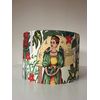 Handmade Lampshade Tropical Print Mexican Artist