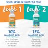Body Clearing Serum [1 Fl Oz] Level 2 Acne Serum - Advanced Formula for Body Acne, Folliculitis, Back, Butt, Chest, Thighs, Shoulders - Mandelic Acid - Naturally Antibacterial, Antifungal