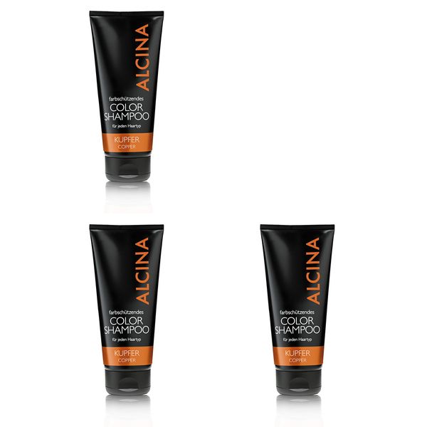 ALCINA Colour Shampoo Copper 3 x 200 ml