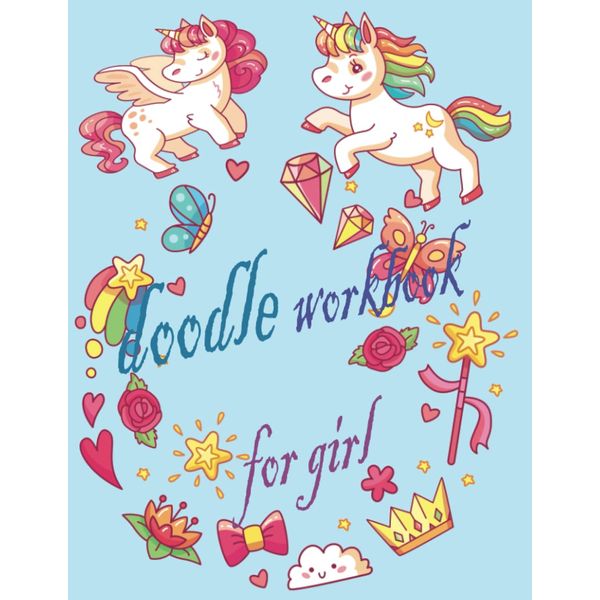 doodle Workbook for girl age 3 / 5: Coloring & Activity Book