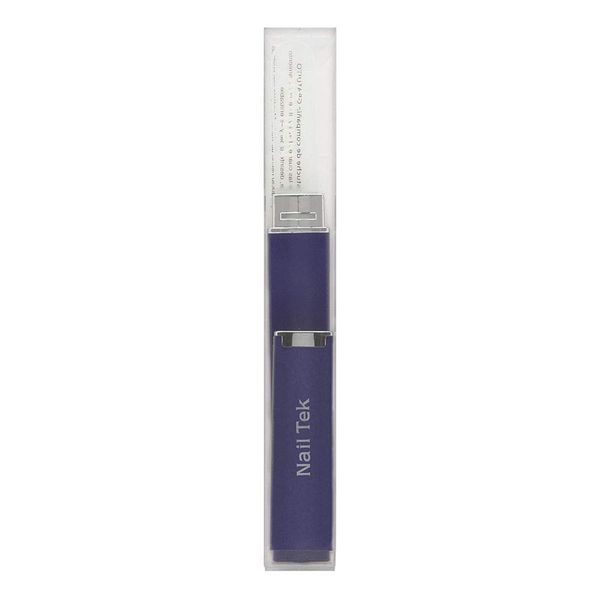 Nail Tek Crystal File Double-Sided with Cobalt Blue Companion Case, Medium File 5", Professional Fingernail File for Manicure Pedicure, Keep Nails Trim and Smooth, No More Nail Jagged Edges