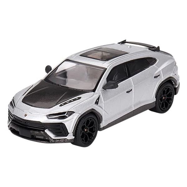 MINI GT 1/64 Lamborghini Urus Performance Grigio Onimbus (Gray) (Left Handle) Finished Product