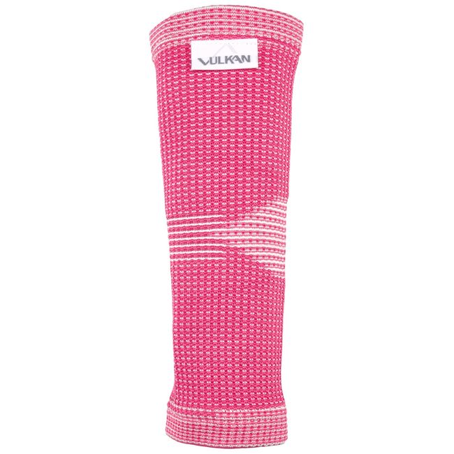 Vulkan Elbow Support, Women's Compression Support Sleeve, Helps with Muscle Pain and Injury Recovery, Tennis/Golfers Elbow, Pink, Medium