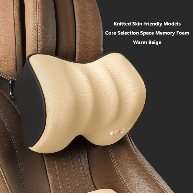 Car Neck Headrest Pillow Rest Head Support Cushion Car Memory