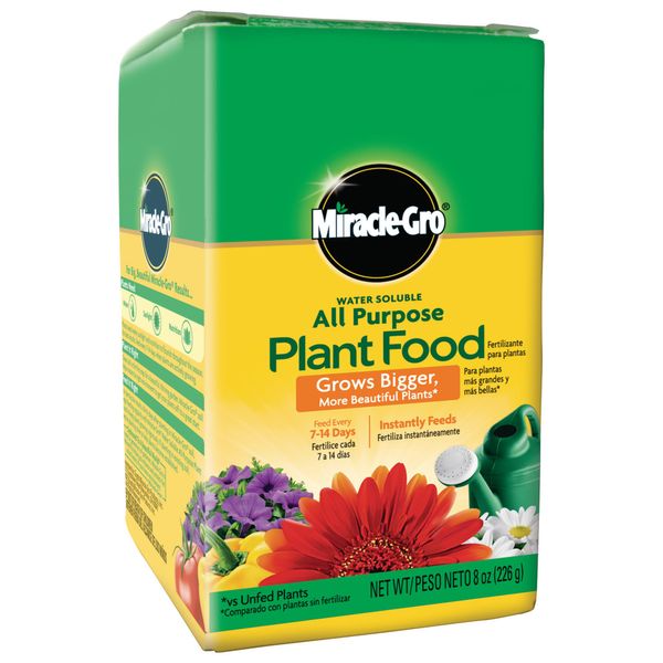 Miracle-Gro Water Soluble All Purpose Plant Food, 8 oz.