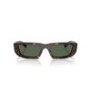 Arnette Men's AN4357 Al Rectangular Sunglasses, Dark Havana/Dark Green, 53 mm