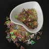 10 Grams/Pack - Hollow Triangles Shape Glitter Sequins for Festival Rave Beauty Makeup Face Body Nail Crafts Art Decoration (Gold)