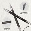 KnitPro Karbonz Fixed Circular Needles 40" (100cm) | 8.00mm