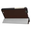 PC Tec J:COM Tablet LG G Pad 8.0 III LGT02 Tablet Dedicated Case Case Trifold Cover Thin Lightweight Stand Function PU Leather Case Brown