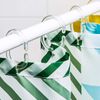 Top-Spring Plastic Shower Curtain Rings - Pack of 24 - Clear